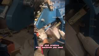 How to make radius#stainless steel sink bowls making machines#handmade kitchen sink production line