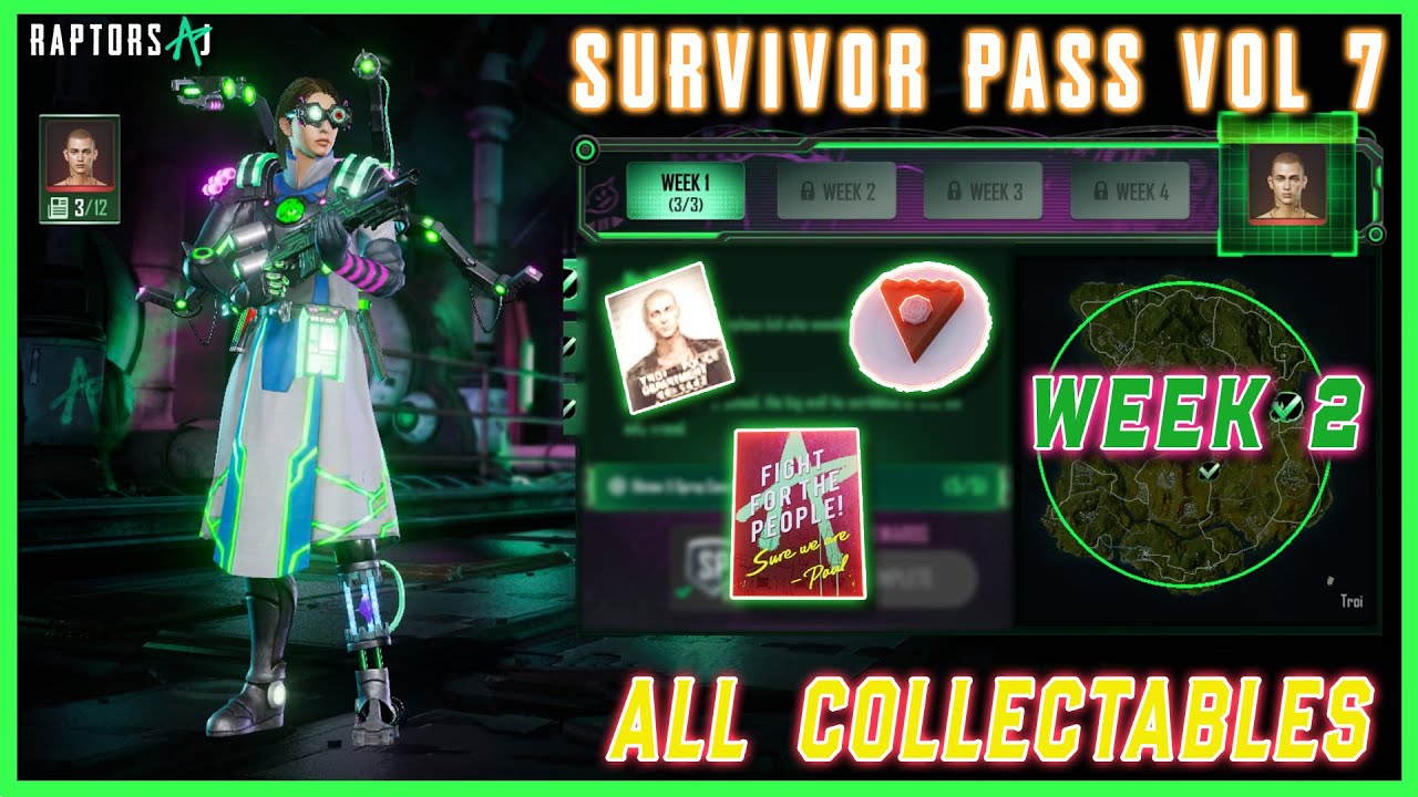 PUBG NEW STATE VOL 7 WEEK 2 STORY MISSIONS