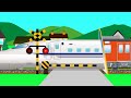 電車を変身させてしまう踏切♪A railroad crossing that transforms a train.