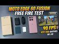 Moto Edge 60 Fusion | Moto Edge 60 Fusion Free Fire Test | Free Fire / Gaming Test Edge 60 Fusion