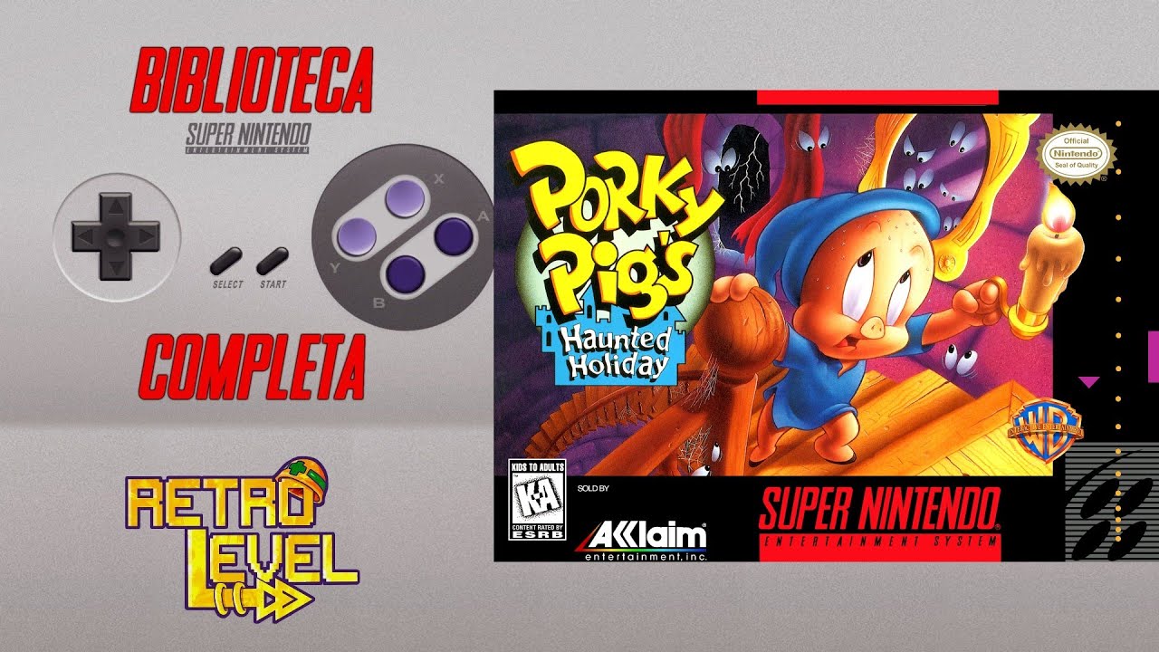Porky Pig's Haunted Holiday - Biblioteca COMPLETA do Super Nintendo ...