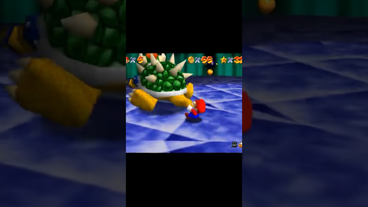 Super Mario 64 Bowser Boss Battle Bowser in the Dark World 