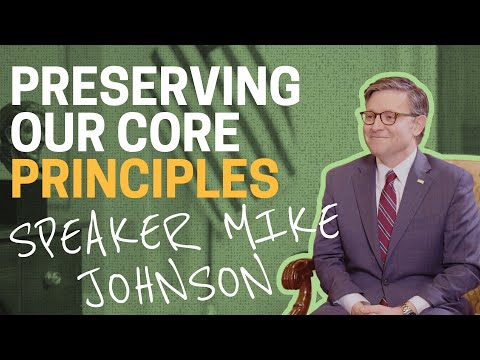 Speaker Mike Johnson: The American Dream, Limited Government, & Restoring Faith in Congress