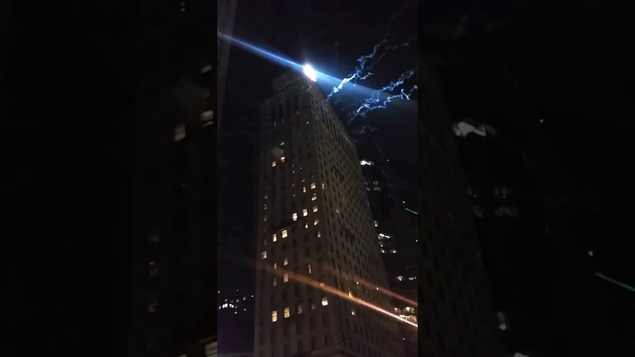 Fireworks Exploding Next to City Hall ~ Philadelphia Eagles Super Bowl LII (52) Sunday Night