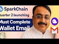 Must connect Phantom wallet and gmail with SparkChain for Eligibility