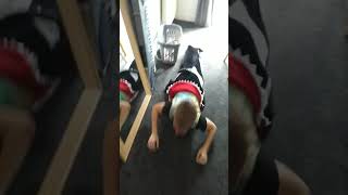 My Best Friend Taking A Poop Inside A While Suit