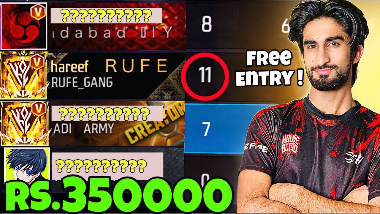 I Played Rs.35 Lakh Tournament With Free Entry😱- Esports Comeback In Pakistan Server