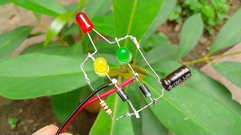 How to make water level indicator using d882 transistor