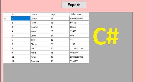 C# Tutorial import data from Excel to SQL server