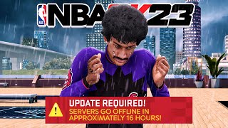 NBA 2K23 but the servers shut off tomorrow.. (last day ever)