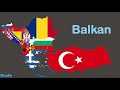 Balkan  geography  countries  regions of the world