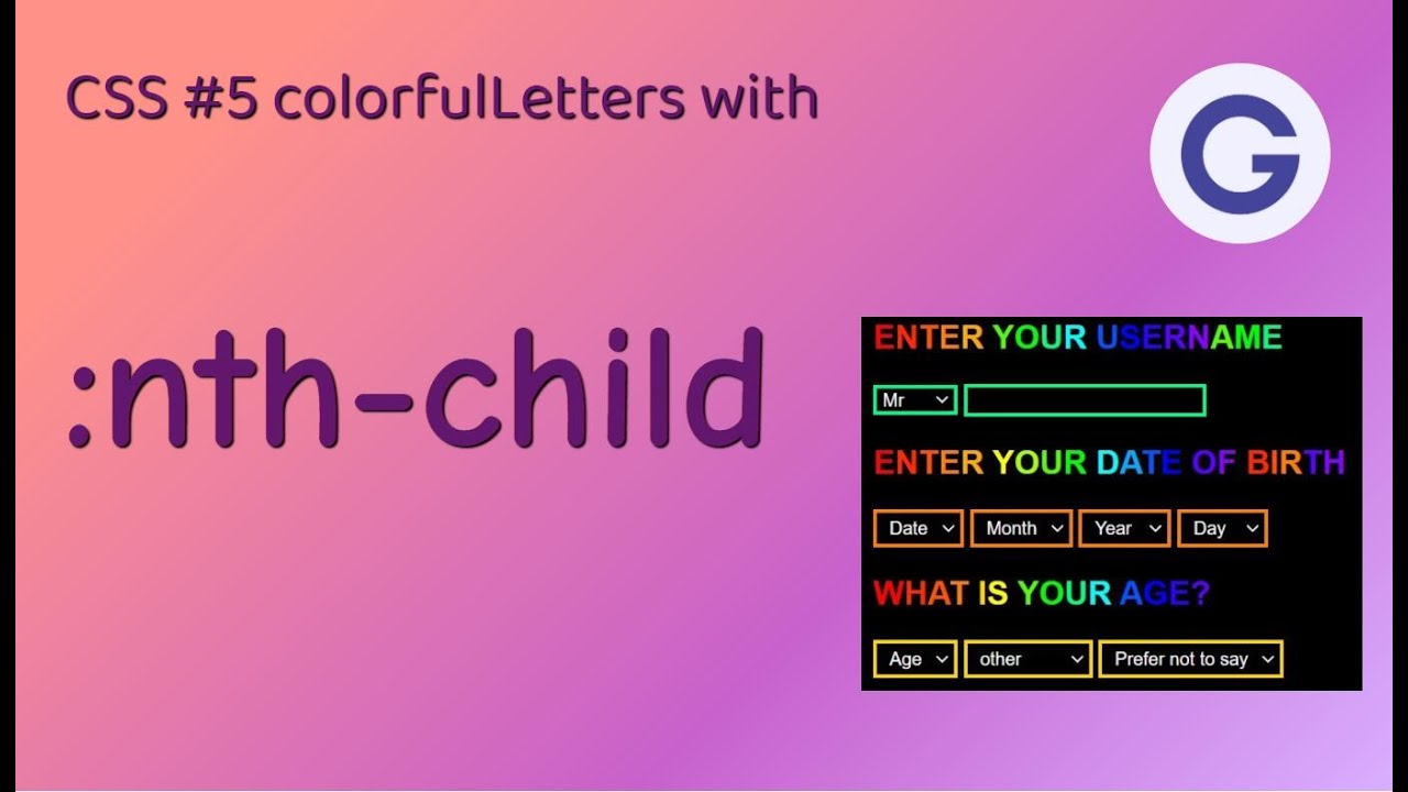 CSS #5 :nth-child()