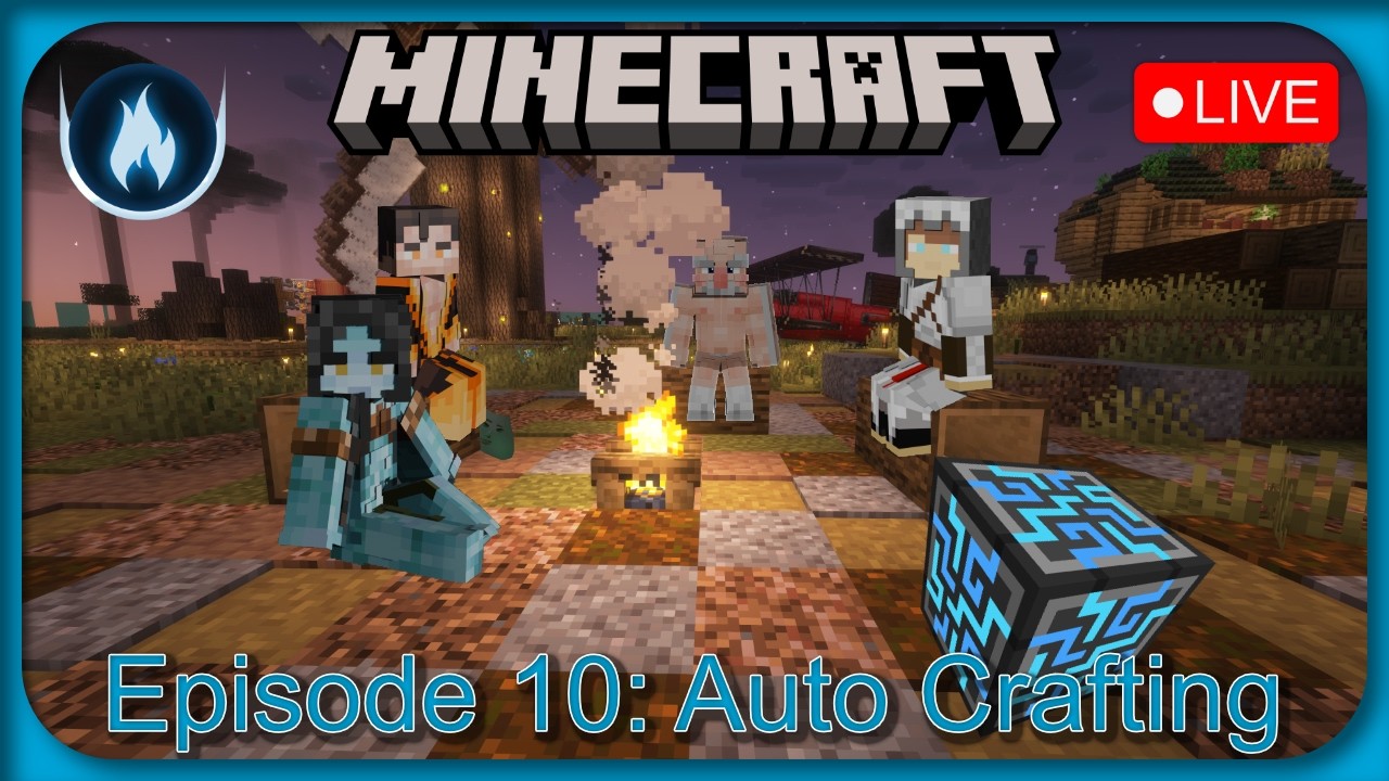 Modded MC Episode 10: Autocrafting - YouTube