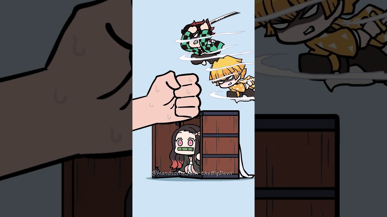 You dare touch my head? Watch the WHOLE ANIME UNIVERSE react! #anime #naruto #demonslayer #onepiece