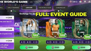 Free 120 Live OVR ICON!! World's Game Complete Event Guide | FC Mobile screenshot 3