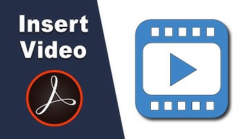 How to Insert video in a PDF file using adobe acrobat pro 2017