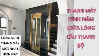 Trải Nghiệm Thang Máy Gia Đình 450kg Khung Thép Vách Kính Sang Trọng - Công Nghệ Mới Nhất