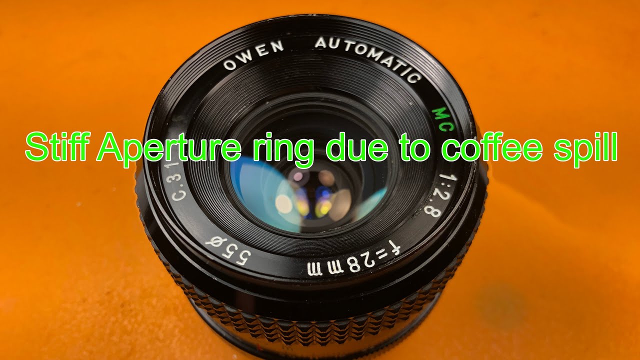 Owen Automatic 28mm F2.8 lens repair (Pentax K mount). - YouTube