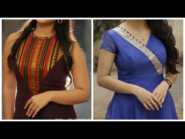 21 Kurti from old saree designs || Saree reuse Ideas | Saree designs,  Indian gowns dresses, Designer dresses indian