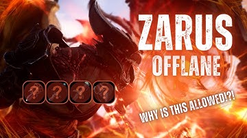 NEW ZARUS OFFLANER BUILD-PREDCESSOR GAMEPLAY 999MMR