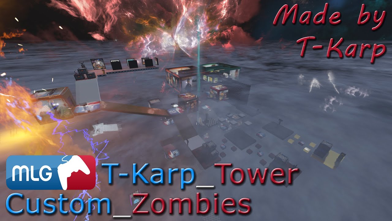 MLG T-Karp Tower - Custom Zombies Map Trailer!! - YouTube