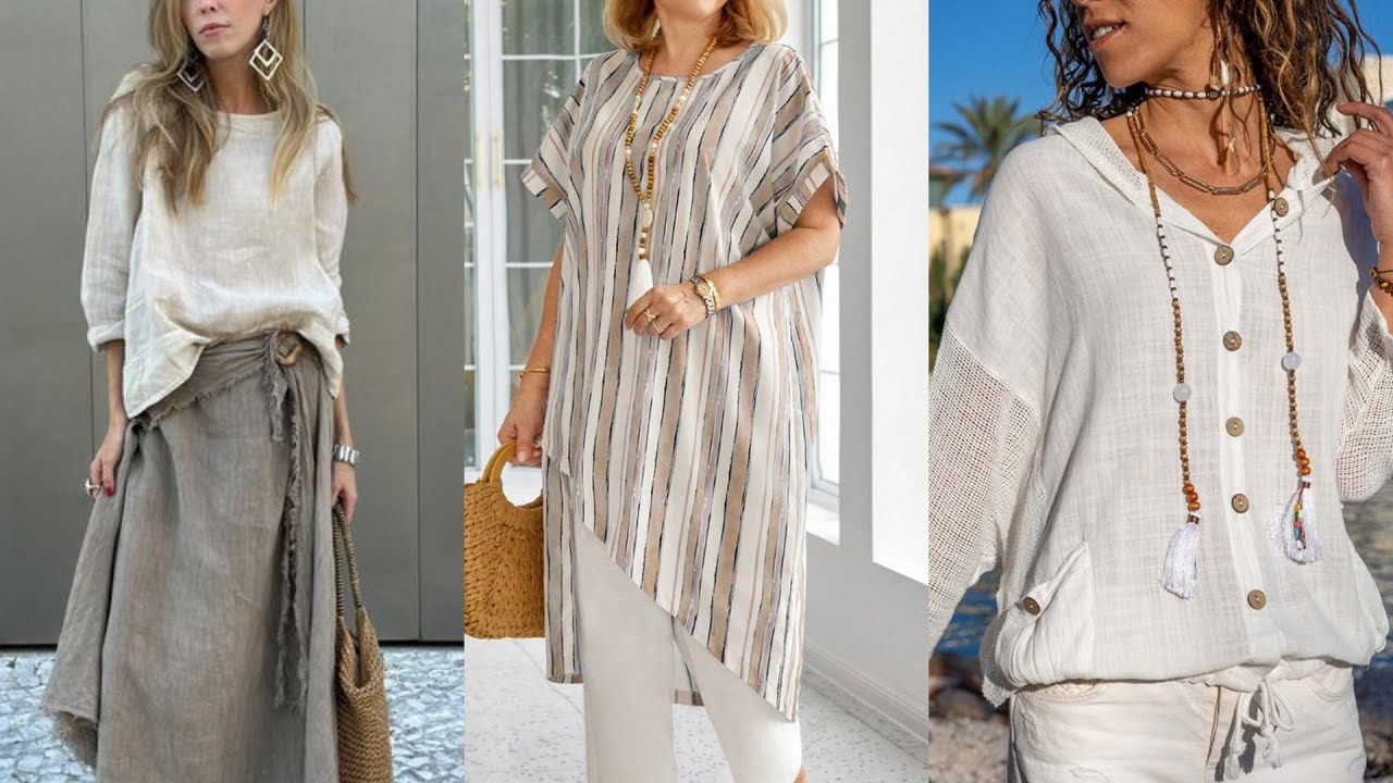 САМЫЕ МОДНЫЕ ТУНИКИ НА КАЖДЫЙ ДЕНЬ В ЭЛЕГАНТНЫХ ОБРАЗАХ❤️