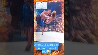 John cena vs Edge for the wwe title John Cena cooked but still lost😭 #wwe #wrestling