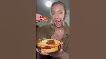 dietitian reviews #traderjoes crunchy chili oil hummus