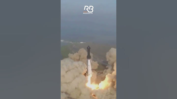 Starship: Foguete da #SpaceX explode no céu após lançamento