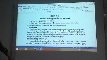 The Employee and Lecturer Information System Management 4-Analysis, Design and Implementation