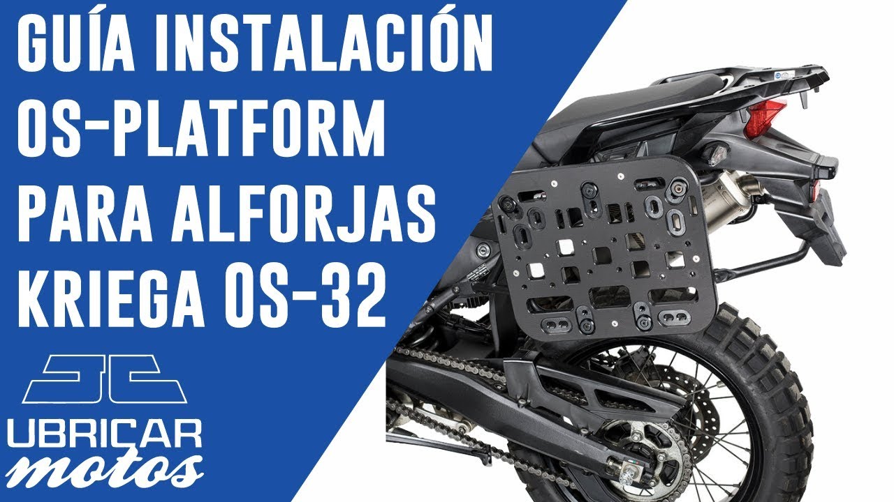 Guía instalación con OS-Platform para Alforjas Kriega OS-32