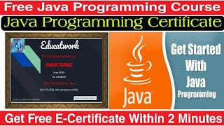 Free Java Programming Course With Certificate I Basic Java Course I JavaScript @DigitalClassroomOfficial
