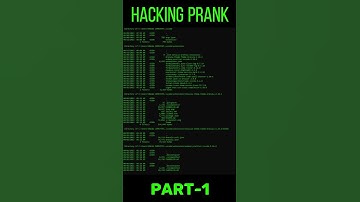 CMD Hacking Prank । Part-1 #shorts #hacker #cmd