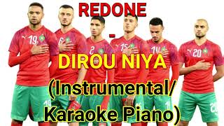 REDONE - DIROU NIYA (Instrumental/Karaoke Piano) Resimi