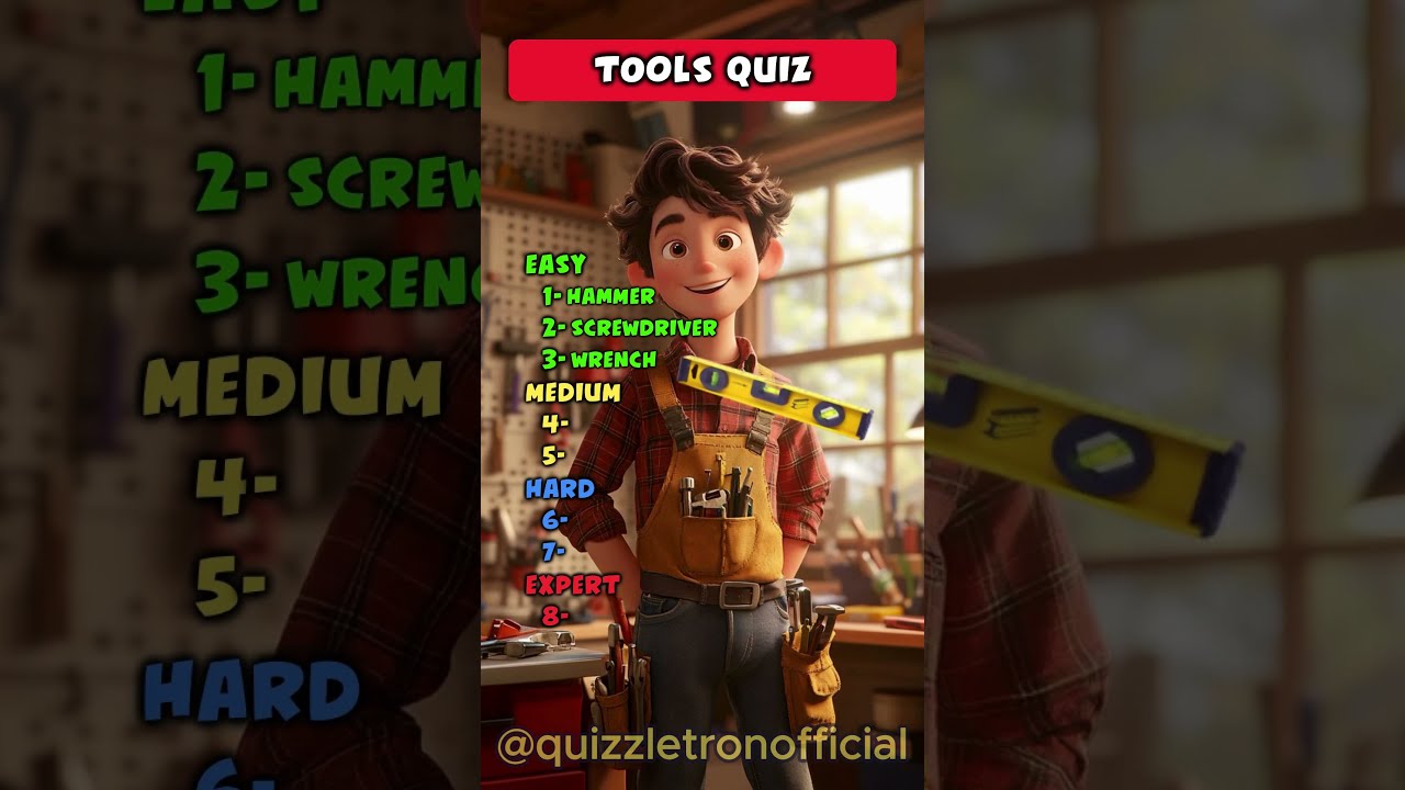 Can You Guess The Tool In 3 Seconds Quiz Challenge Shorts