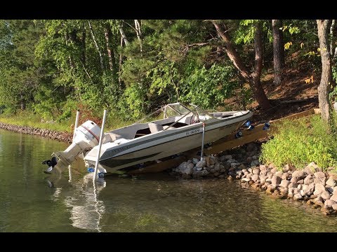 how i built my multinautic drawbridge roller boat ramp