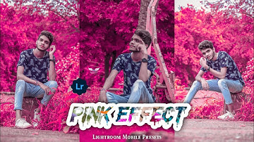 Lightroom Pink Effect Photo Editing | Lightroom Background Colour Change | Lightroom Photo Editing