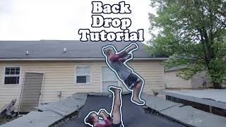 Back Bounce (Back Drop) Tutorial - By Bob Reese