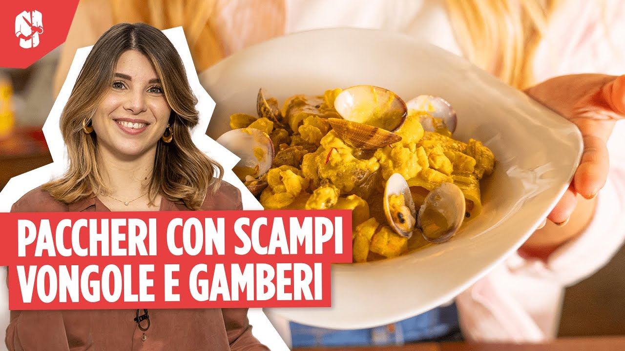 Paccheri di Mare allo Zafferano