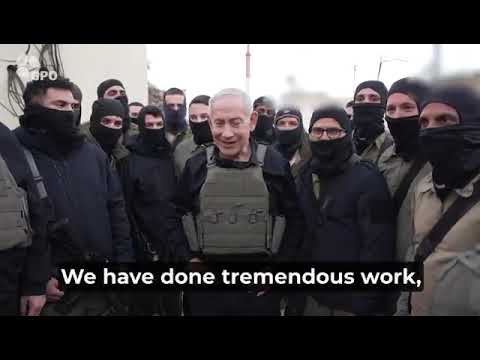 Israeli PM Netanyahu Speaks from Southern Lebanon