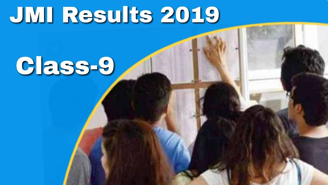 JMI Class 9th Final Result 2019 (1st Selection List)