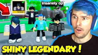 OMG I GOT A SHINY LEGENDARY IN ANIME FIGHTERS SIMULATOR AND IT'S INSANELY OP!! (Roblox)