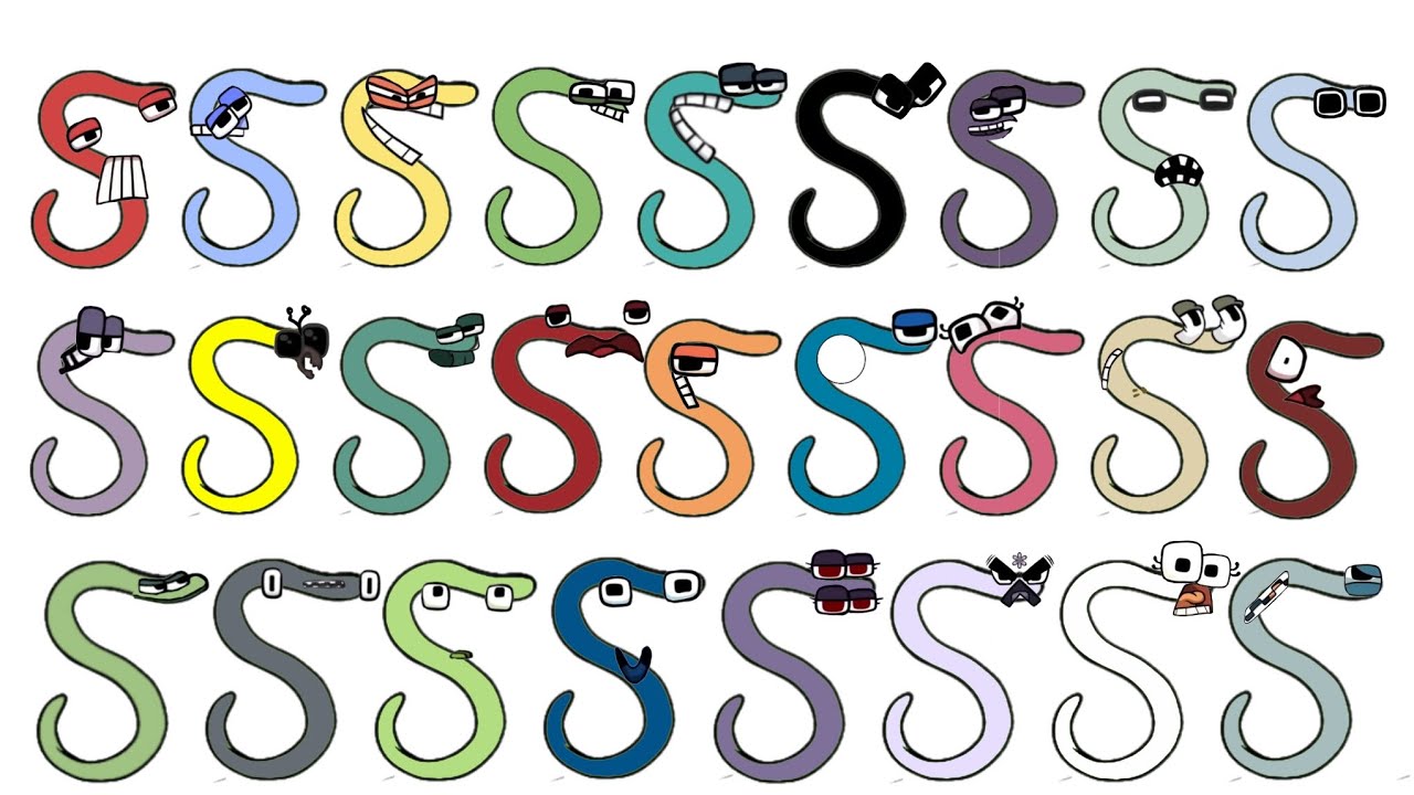 Alphabet lore S letters