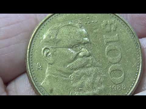 $100 Thick Estados Unidos Mexicanos Coin