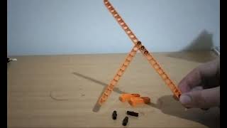 Making the Lambda Logo from Half Life in Lego.