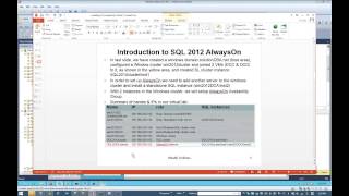 USA LaoTu 美国老土 SQL2012 High Avilability DBA Course preview
