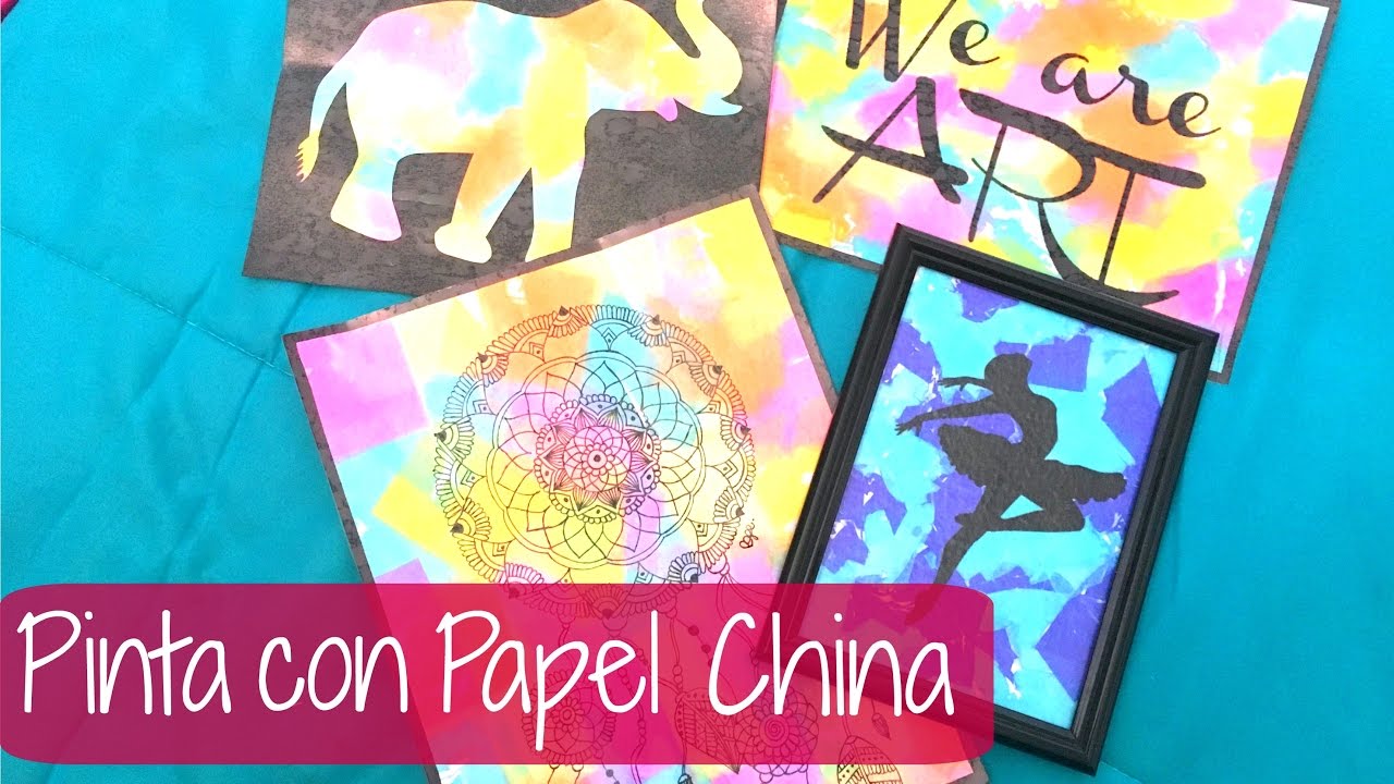 Dibujos En Papel China Con Cloro