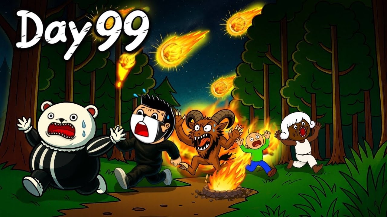 อุกกาบาตตกกลางป่า!! 99 คืน 🌲 Roblox