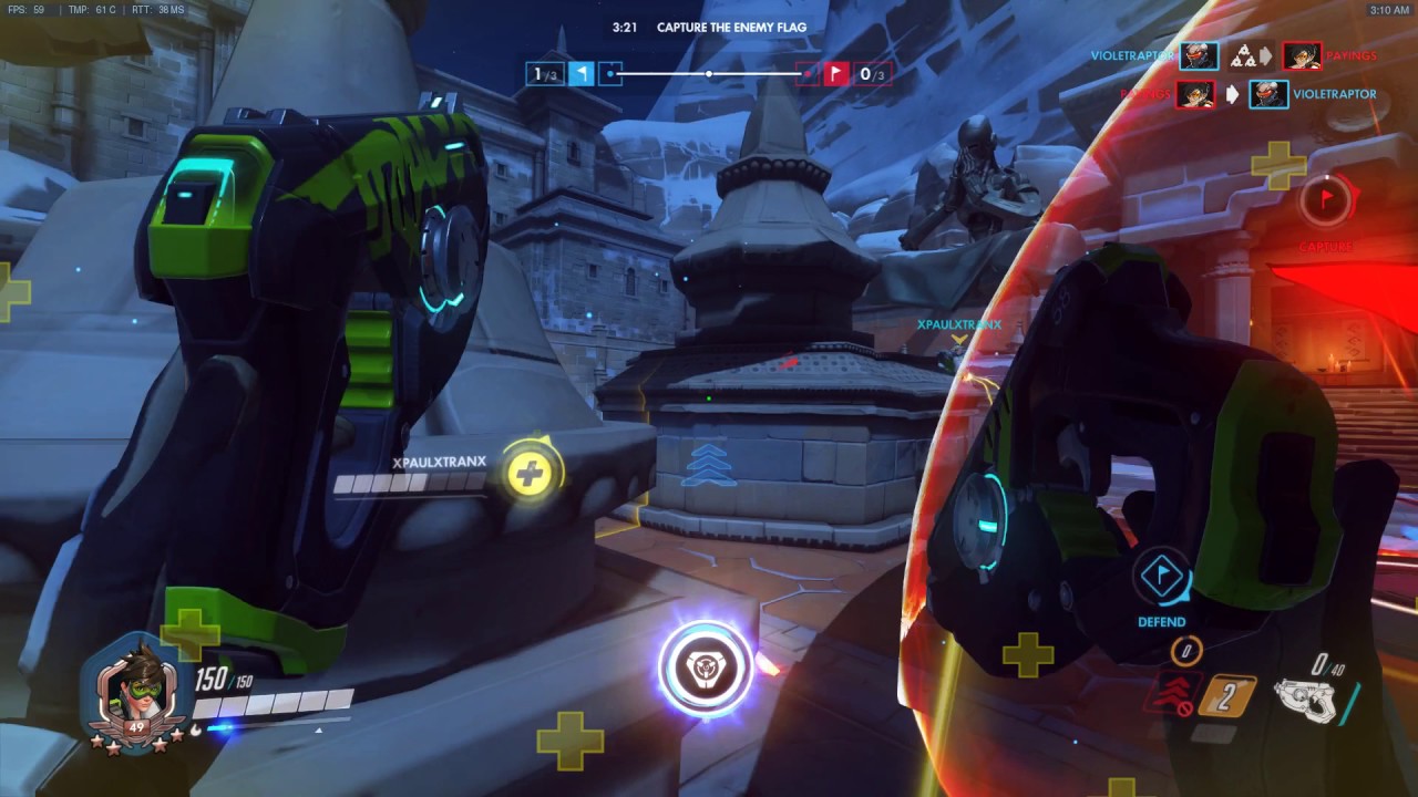 Overwatch Raptors Overwatch CTF: Raptor goes 10 and 1 on Tracer - YouTube