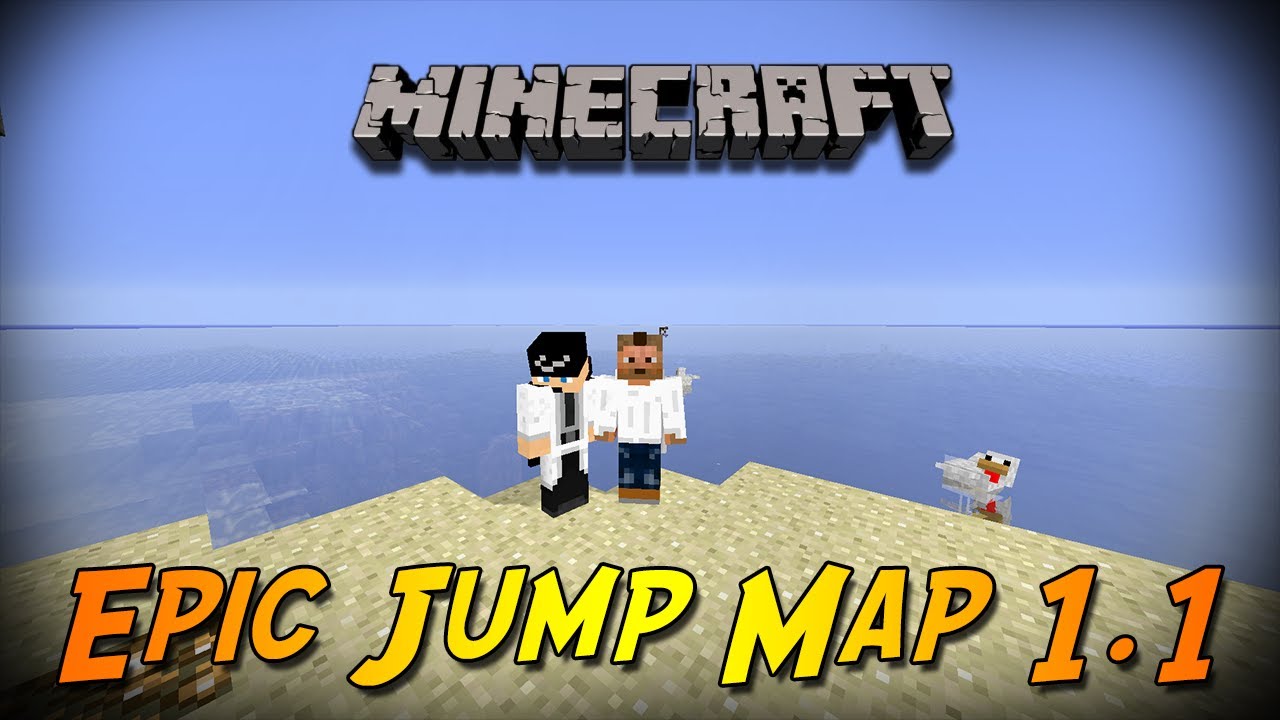 Minecraft Epic Jump Map - حملة المكيف - YouTube